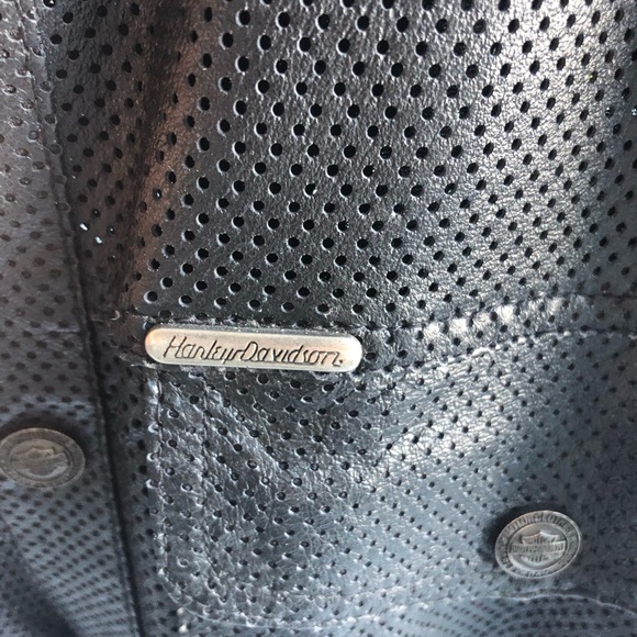 Harley Davidson leather shirt/jacket - Picture 1 of 3